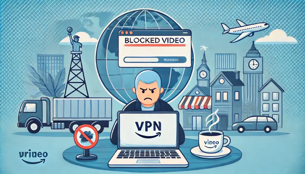 プライムビデオが海外VPNで見れない時の対処法