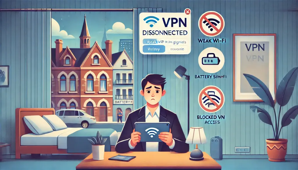 マカフィーVPNを海外で使う注意点