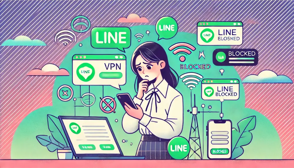 スイカVPNでLINE利用時の疑問と解決