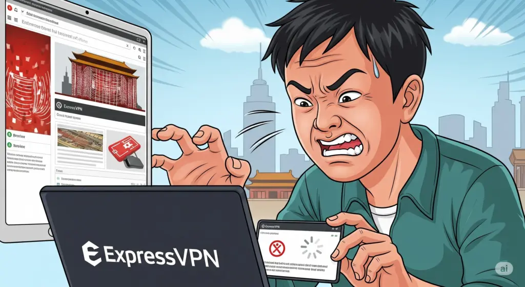 ExpressVPNが中国でつながらない時の代替案