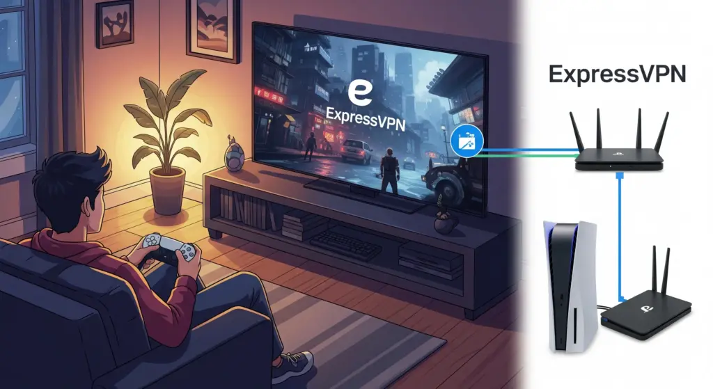 ExpressVPNのPS5設定で快適なプレイを